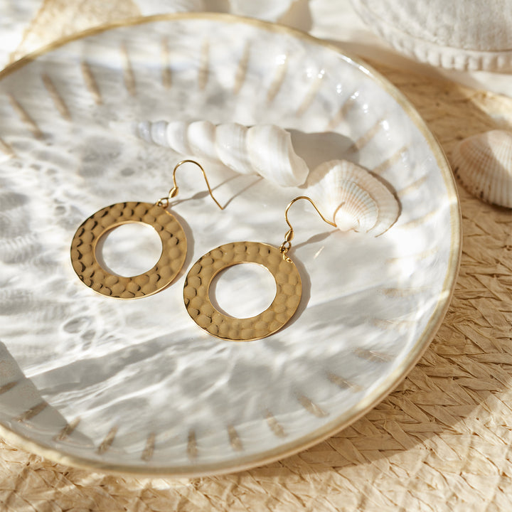 Earrings GINKGO large
