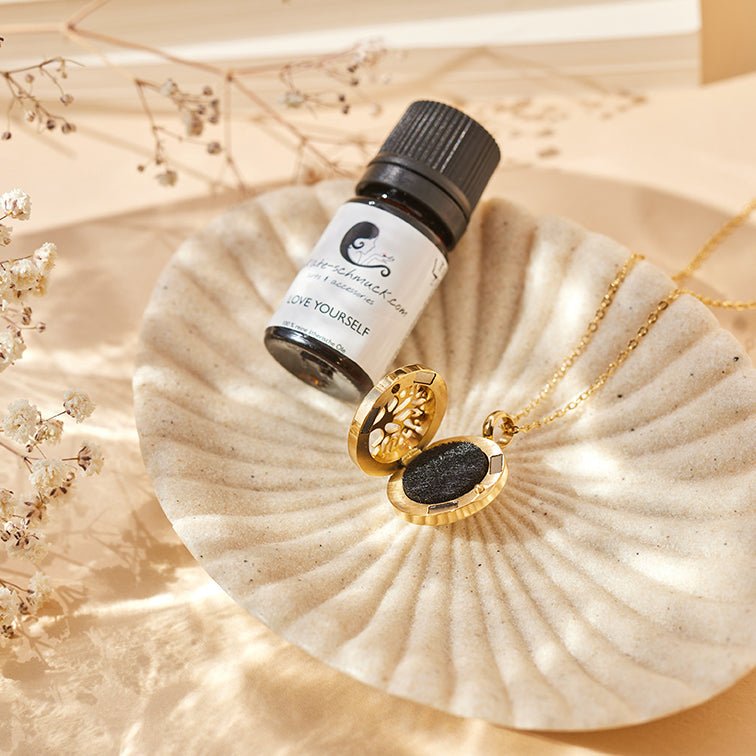Duftmedaillon mit Kette - UnikateSchmuck