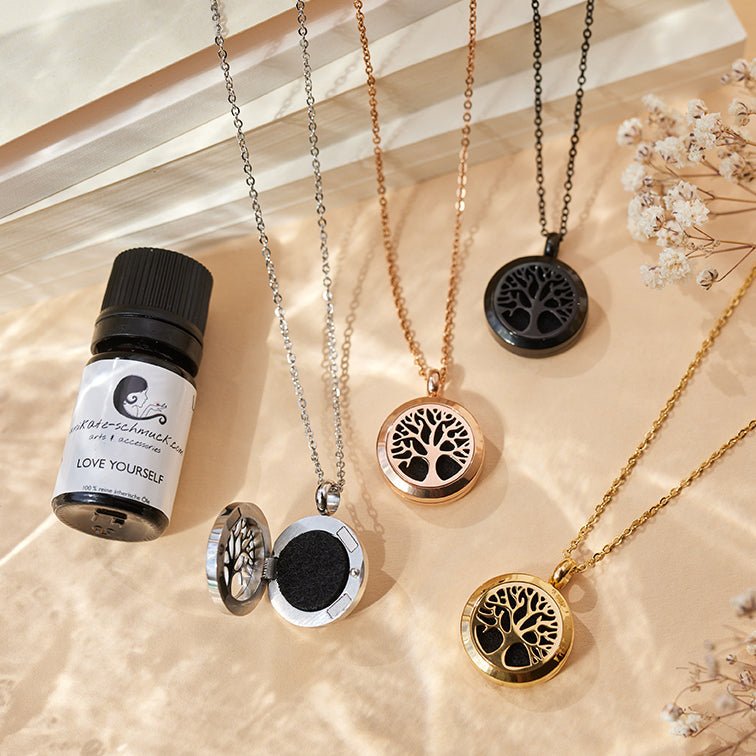 Duftmedaillon mit Kette - UnikateSchmuck