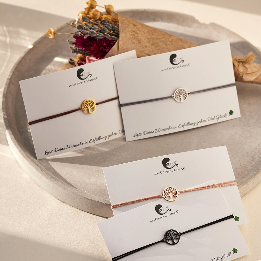 GLÜCKSARMBAND Baum des Lebens - UnikateSchmuck