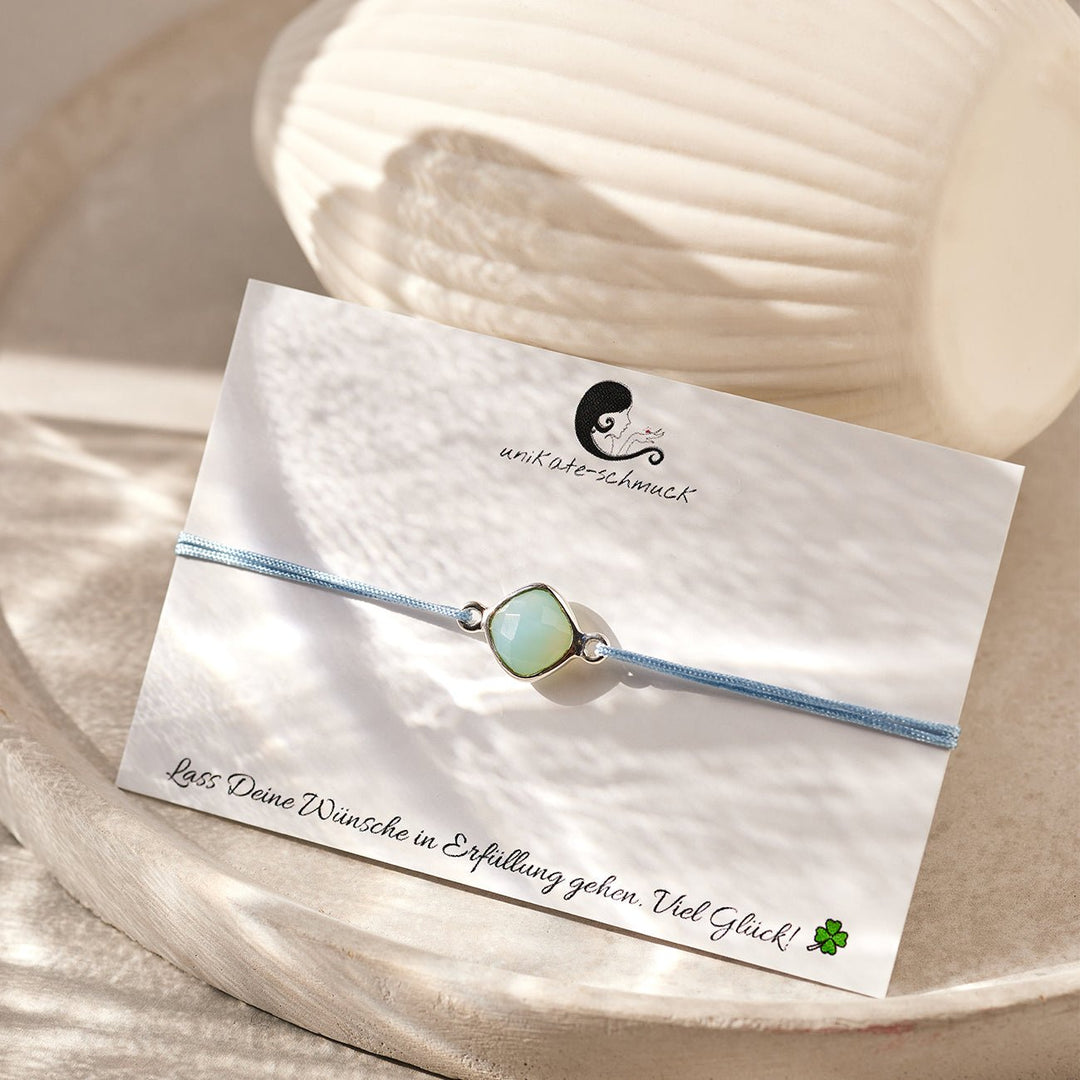 Glücksarmband CHALZEDON BLAU - UnikateSchmuck