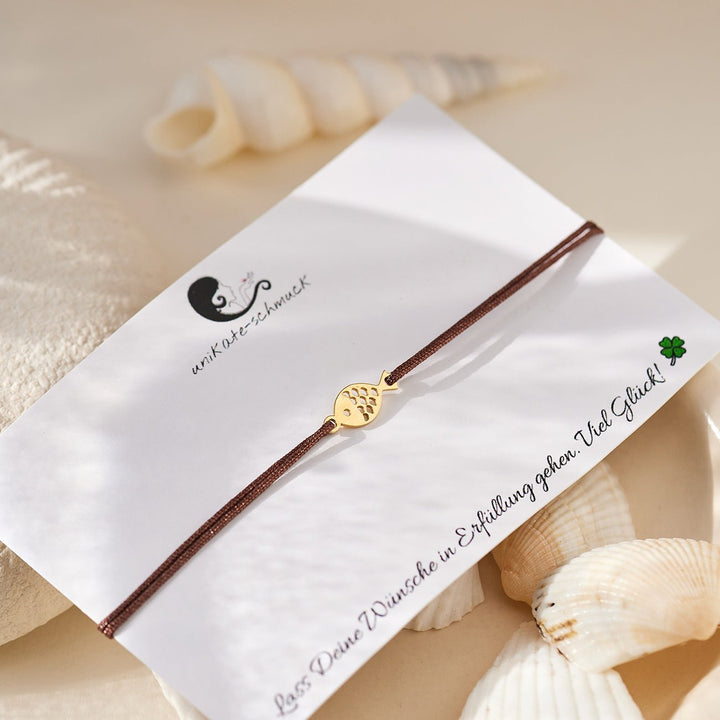 GLÜCKSARMBAND Fisch - UnikateSchmuck