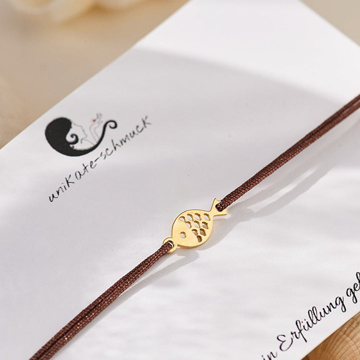 GLÜCKSARMBAND Fisch - UnikateSchmuck