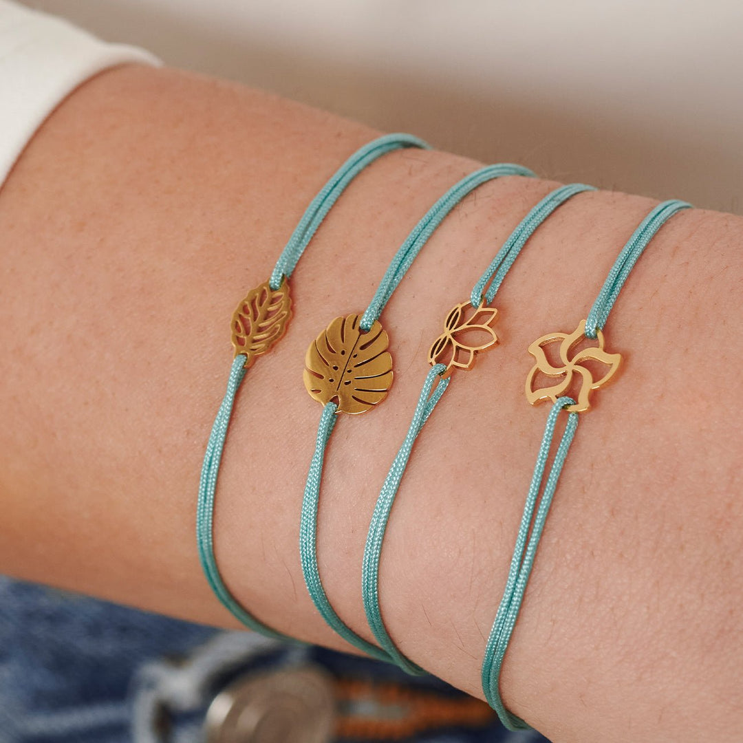 GLÜCKSARMBAND Frangipani - UnikateSchmuck
