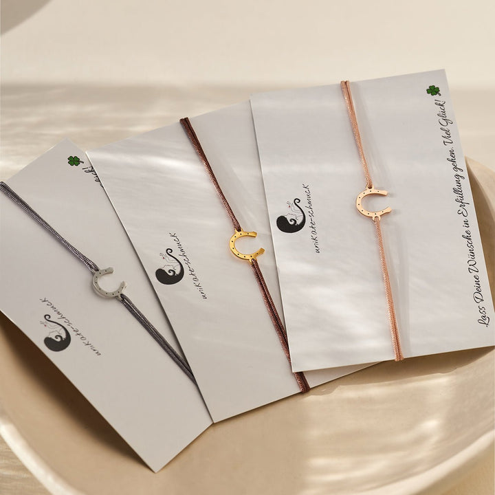 GLÜCKSARMBAND Hufeisen - UnikateSchmuck