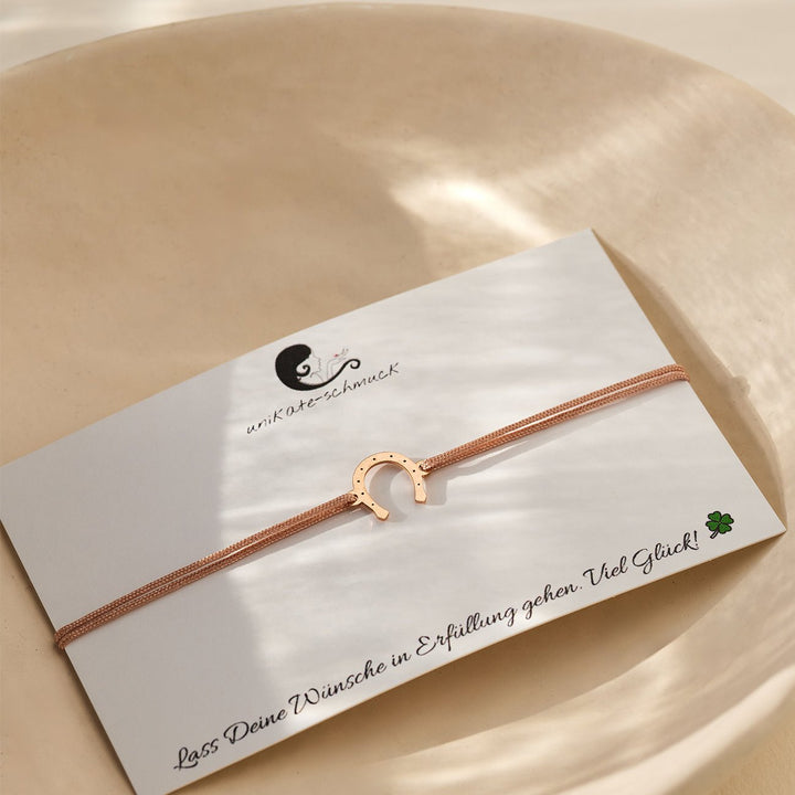 GLÜCKSARMBAND Hufeisen - UnikateSchmuck
