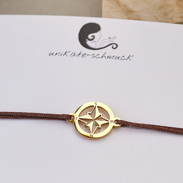 GLÜCKSARMBAND Kompass - UnikateSchmuck