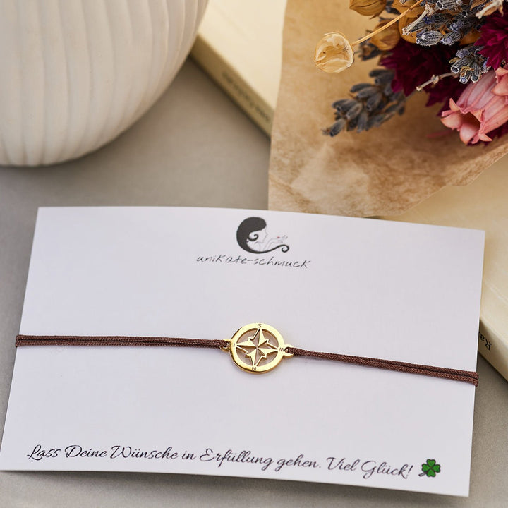GLÜCKSARMBAND Kompass - UnikateSchmuck
