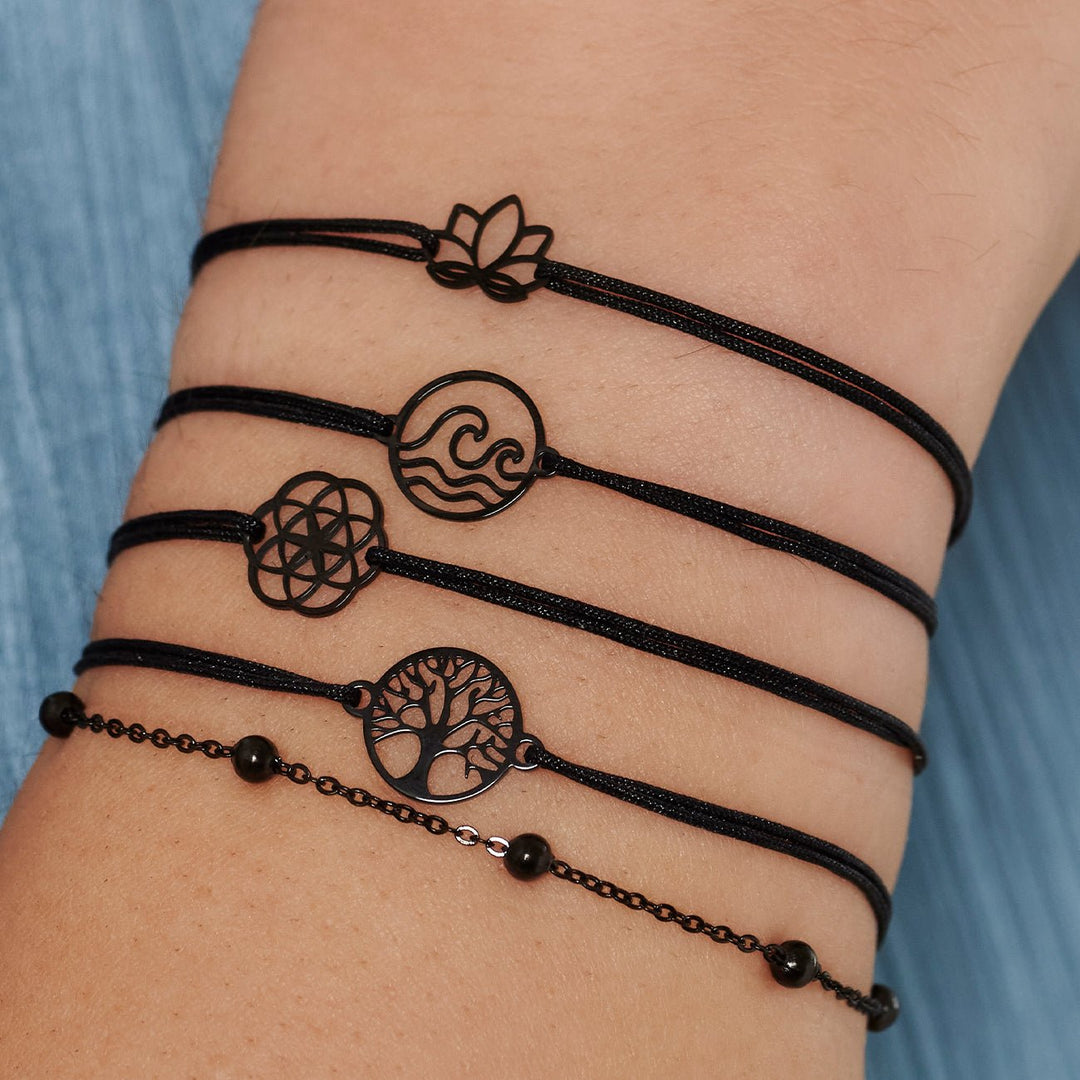 GLÜCKSARMBAND Lotusblume - UnikateSchmuck