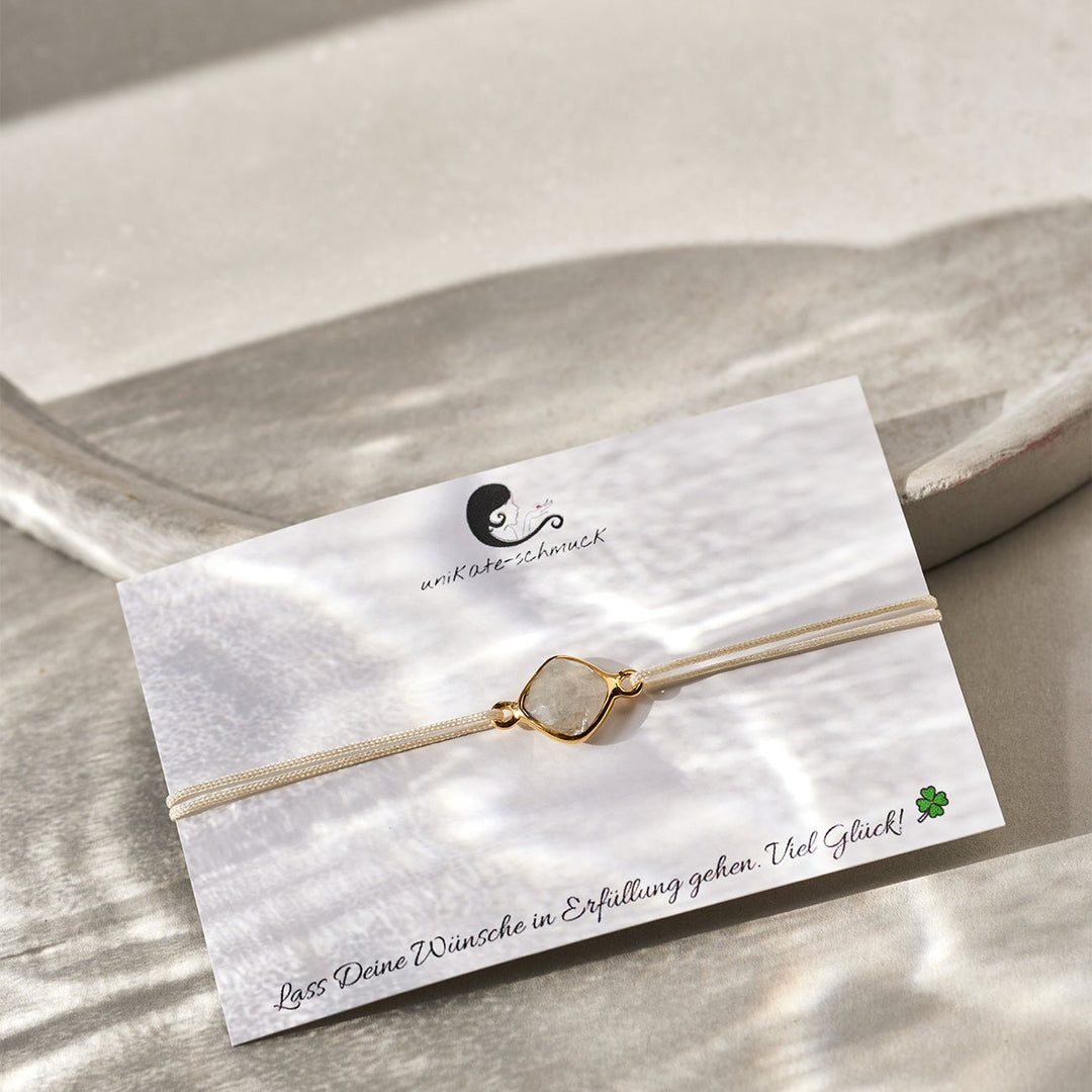 Glücksarmband MONDSTEIN - UnikateSchmuck