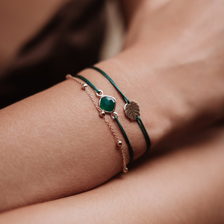 GLÜCKSARMBAND Monstera - UnikateSchmuck