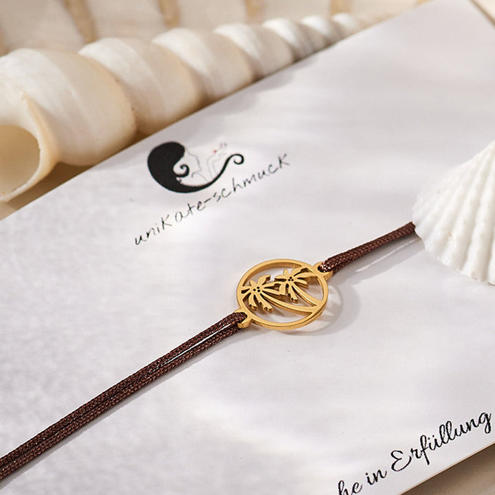 GLÜCKSARMBAND Palme - UnikateSchmuck