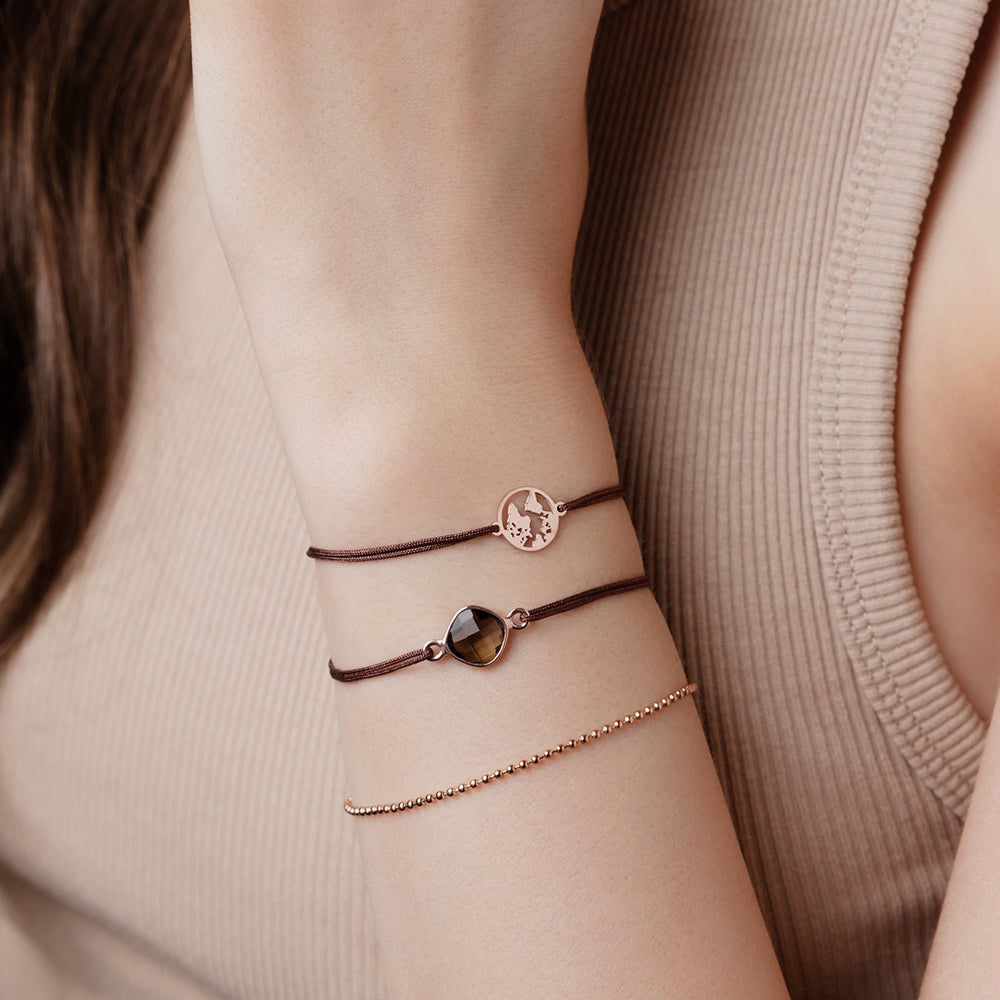 Glücksarmband RAUCHQUARZ - UnikateSchmuck