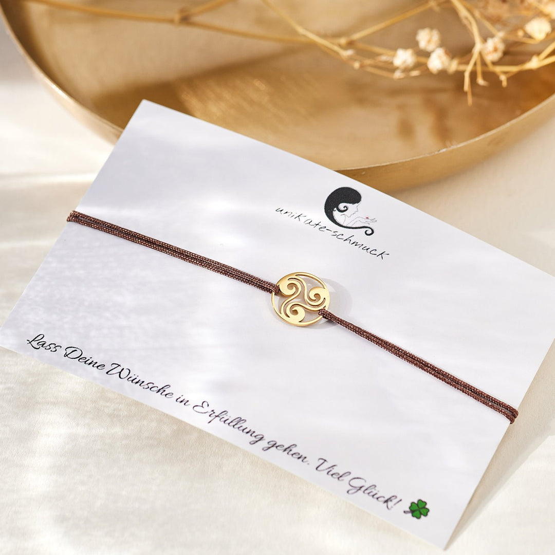 GLÜCKSARMBAND Triskele - UnikateSchmuck