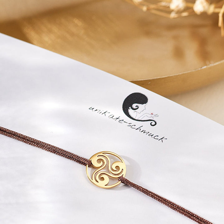 GLÜCKSARMBAND Triskele - UnikateSchmuck