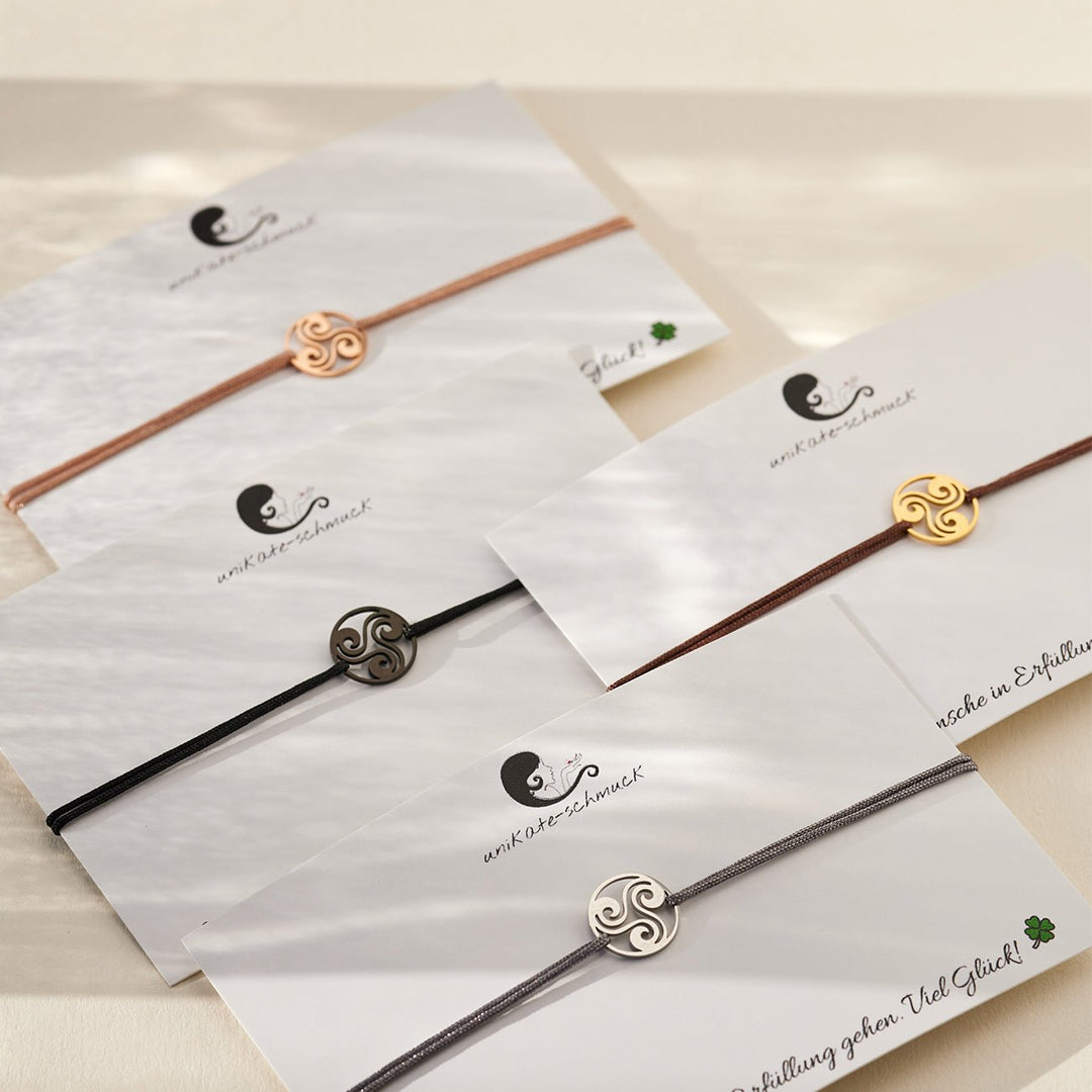 GLÜCKSARMBAND Triskele - UnikateSchmuck