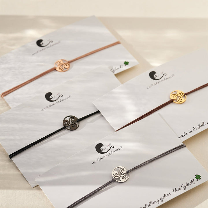 GLÜCKSARMBAND Triskele - UnikateSchmuck