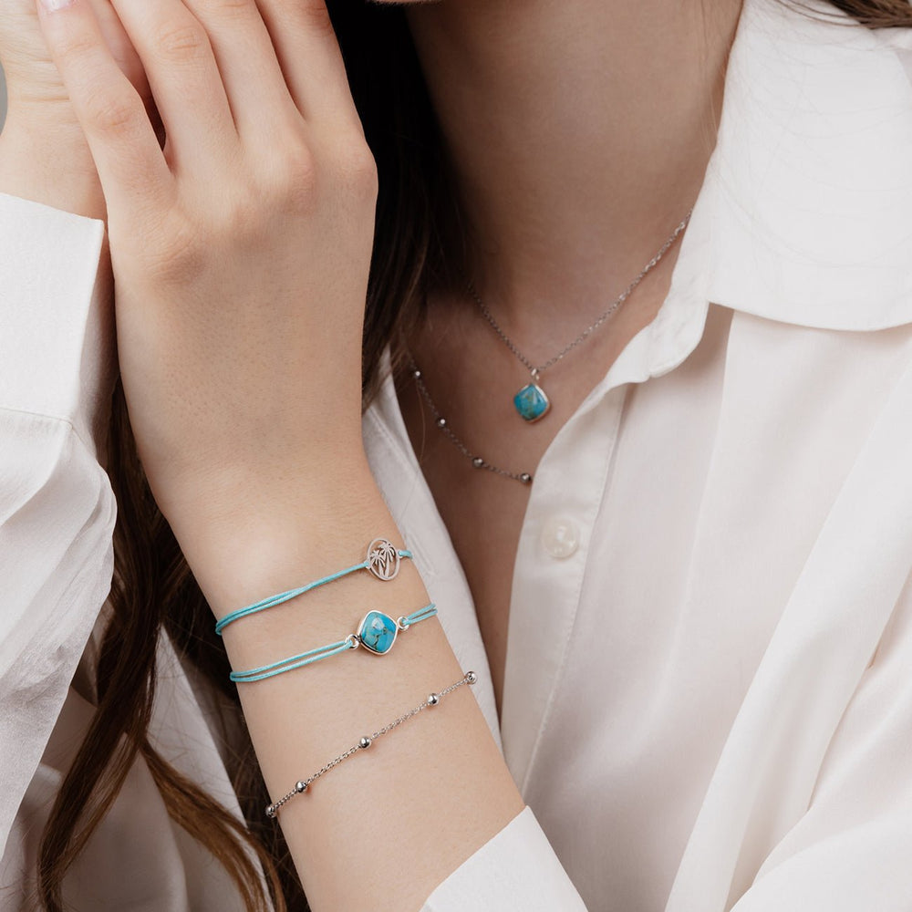 Glücksarmband TÜRKIS - UnikateSchmuck