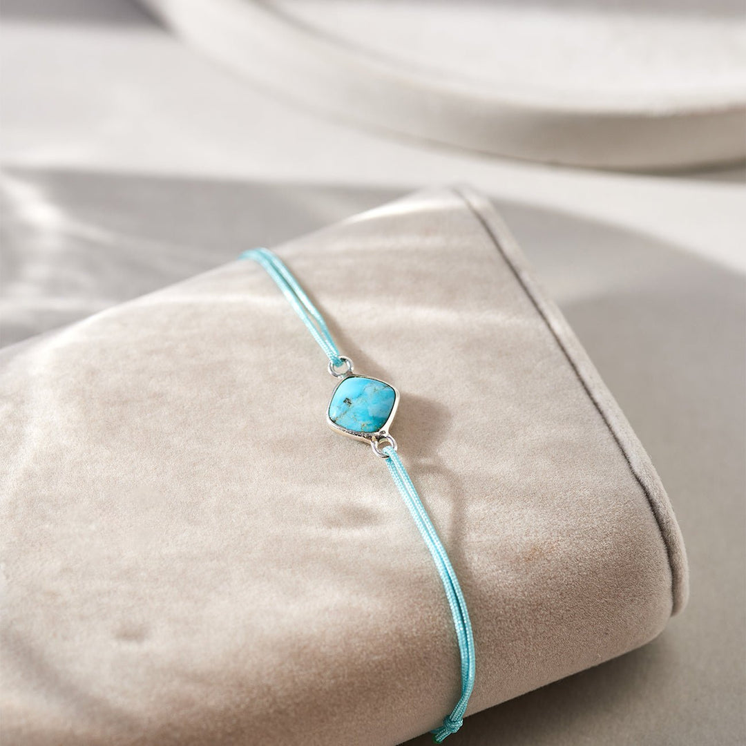 Glücksarmband TÜRKIS - UnikateSchmuck