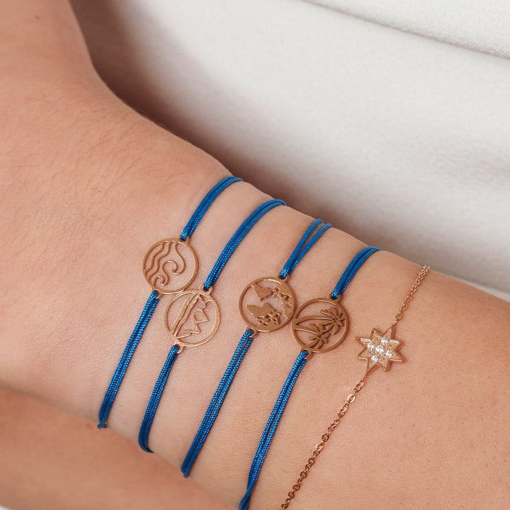 GLÜCKSARMBAND Welt - UnikateSchmuck