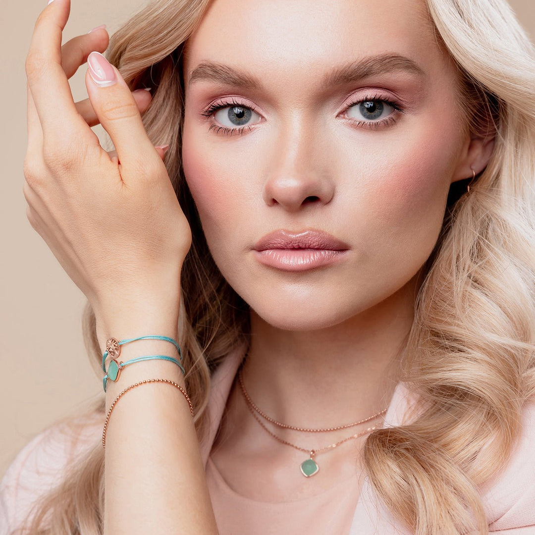 Halskette CHALZEDON AQUA - UnikateSchmuck