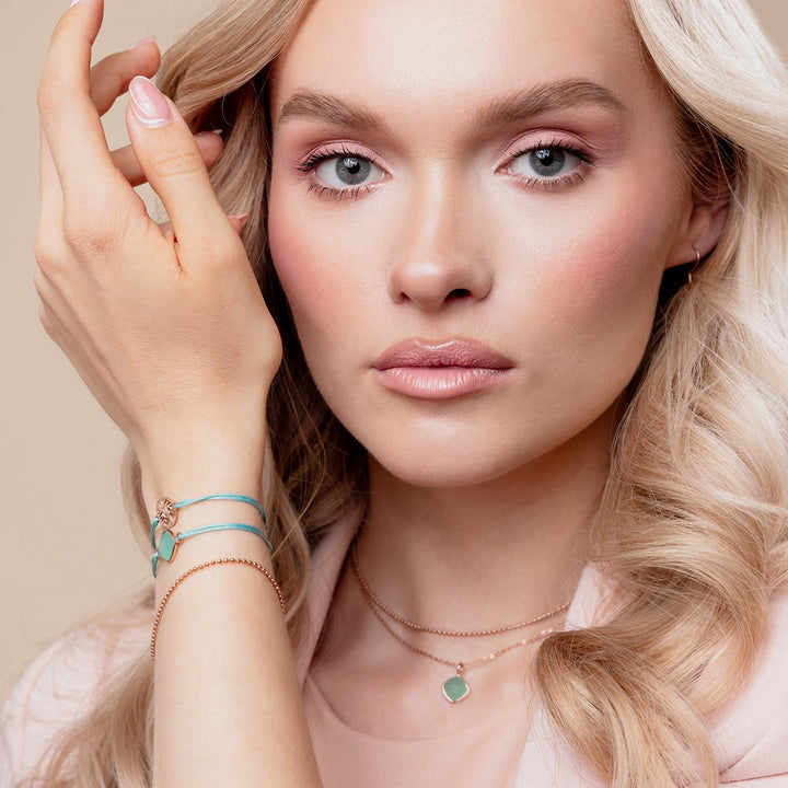 Halskette CHALZEDON AQUA - UnikateSchmuck