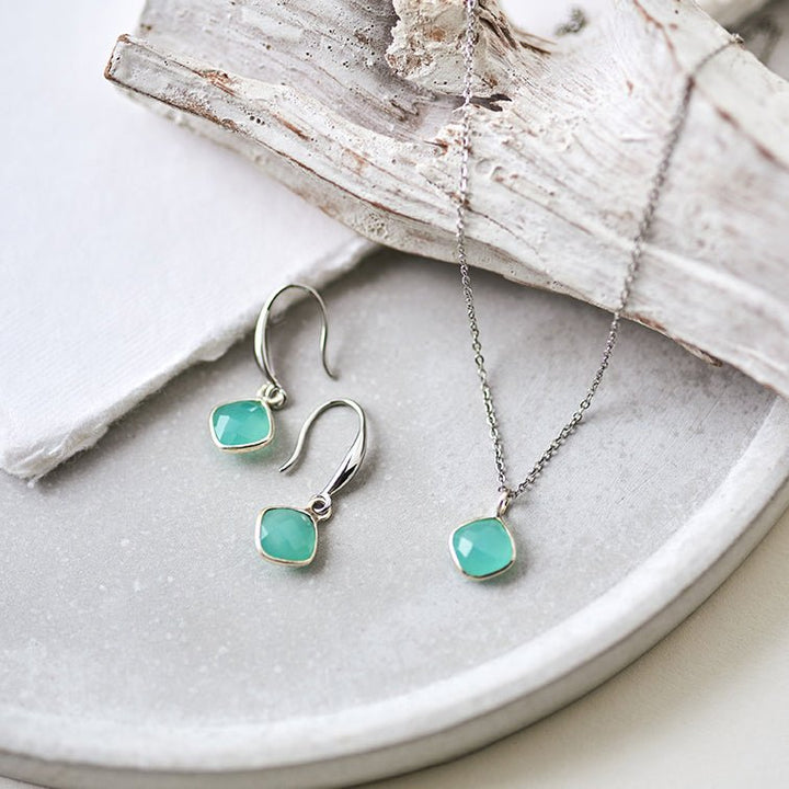 Ohrringe CHALZEDON AQUA - UnikateSchmuck