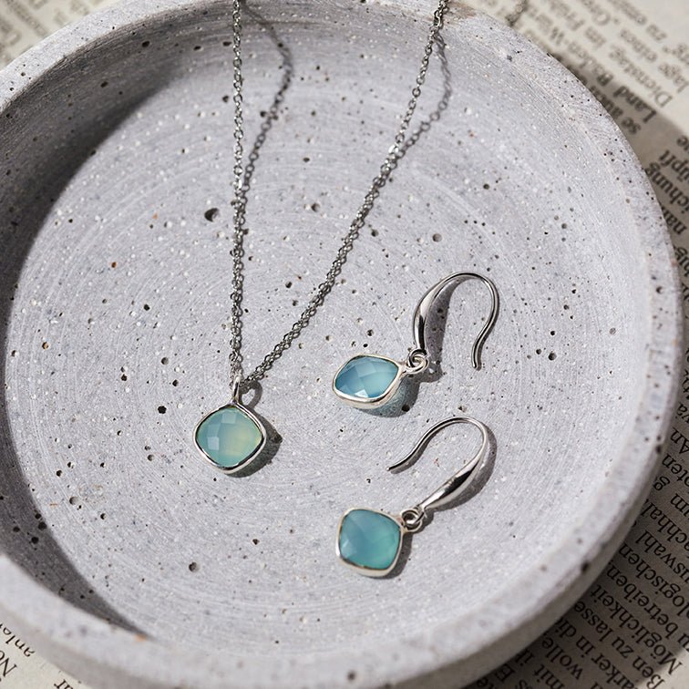Ohrringe CHALZEDON BLAU - UnikateSchmuck