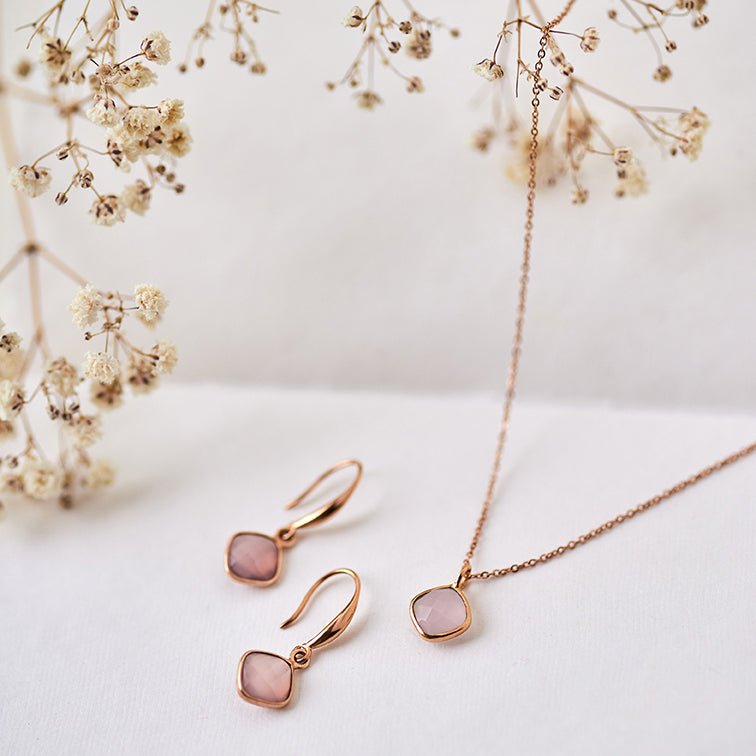 Ohrringe CHALZEDON ROSA - UnikateSchmuck