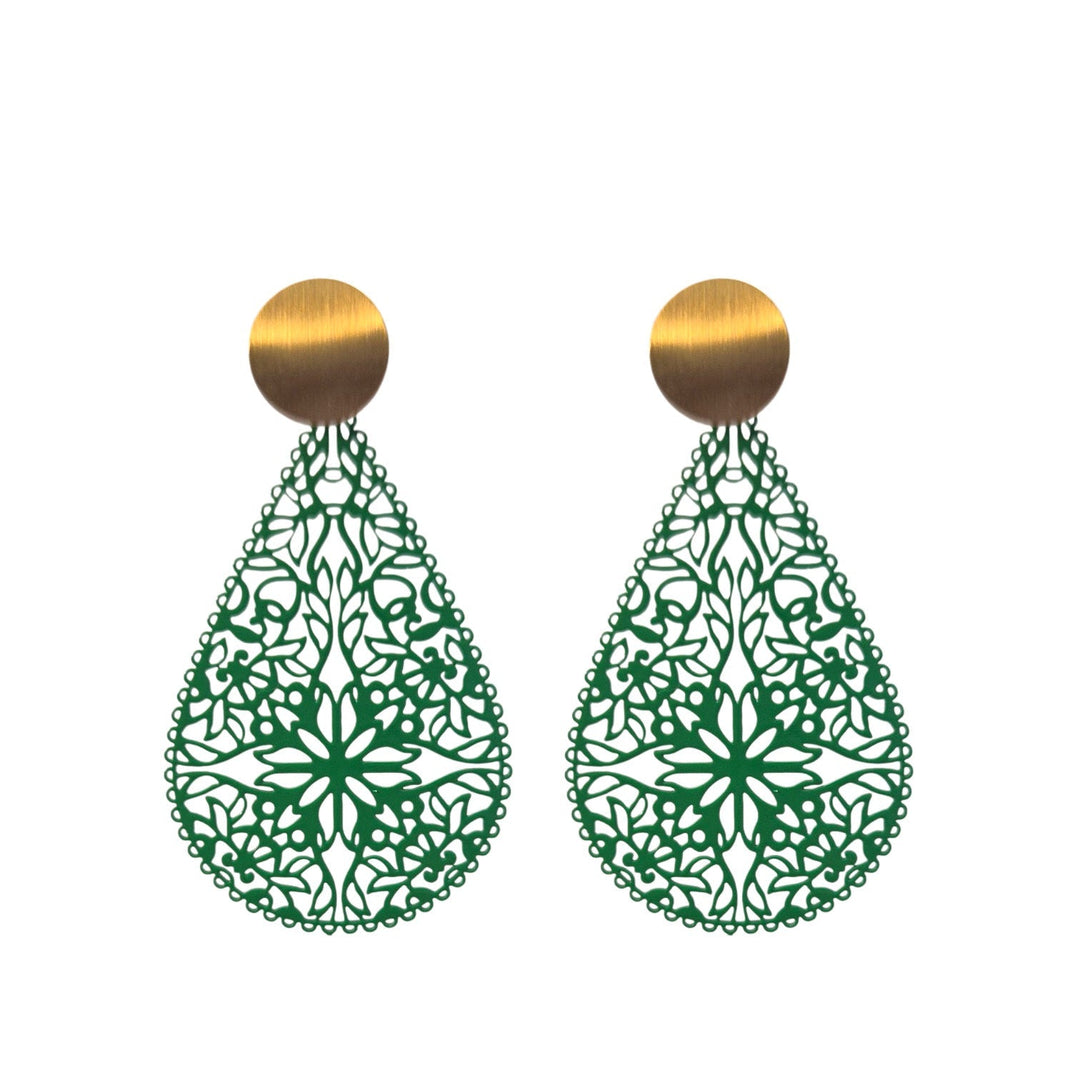OHRRINGE ELLA grün - UnikateSchmuck