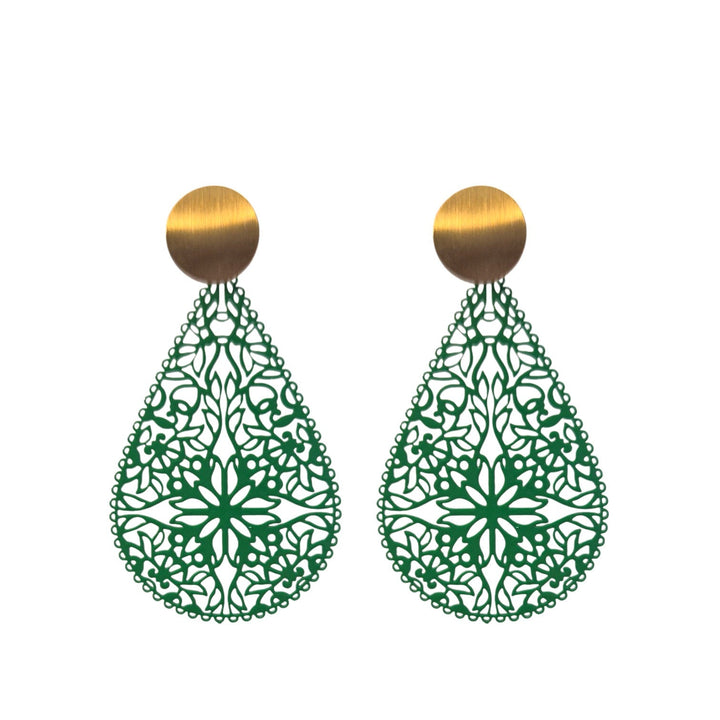 OHRRINGE ELLA grün - UnikateSchmuck