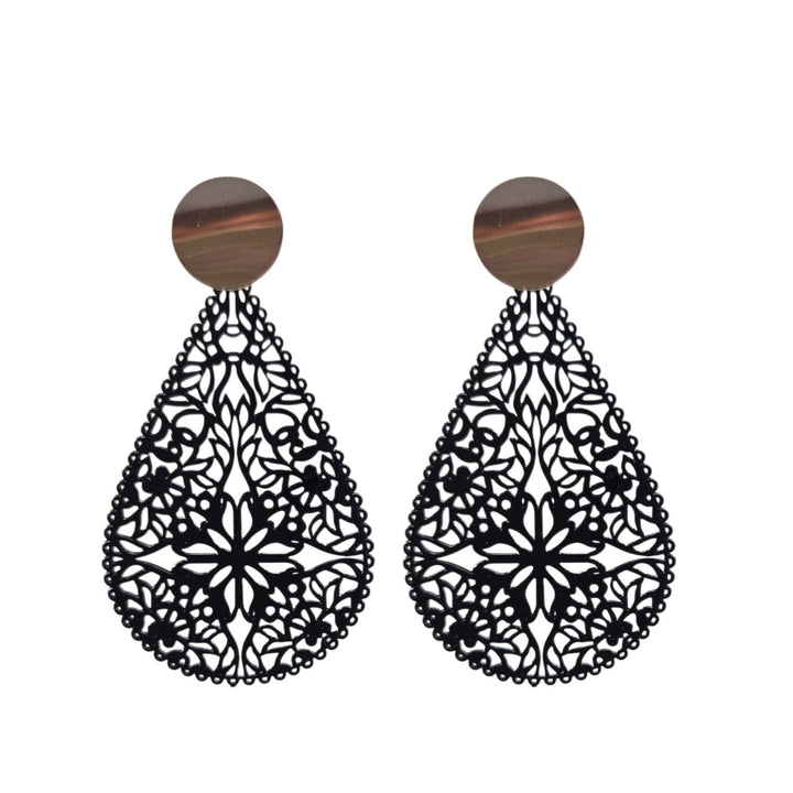 OHRRINGE ELLA schwarz - UnikateSchmuck