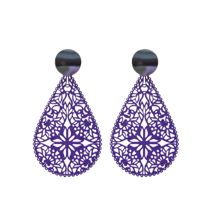 OHRRINGE ELLA violett - UnikateSchmuck
