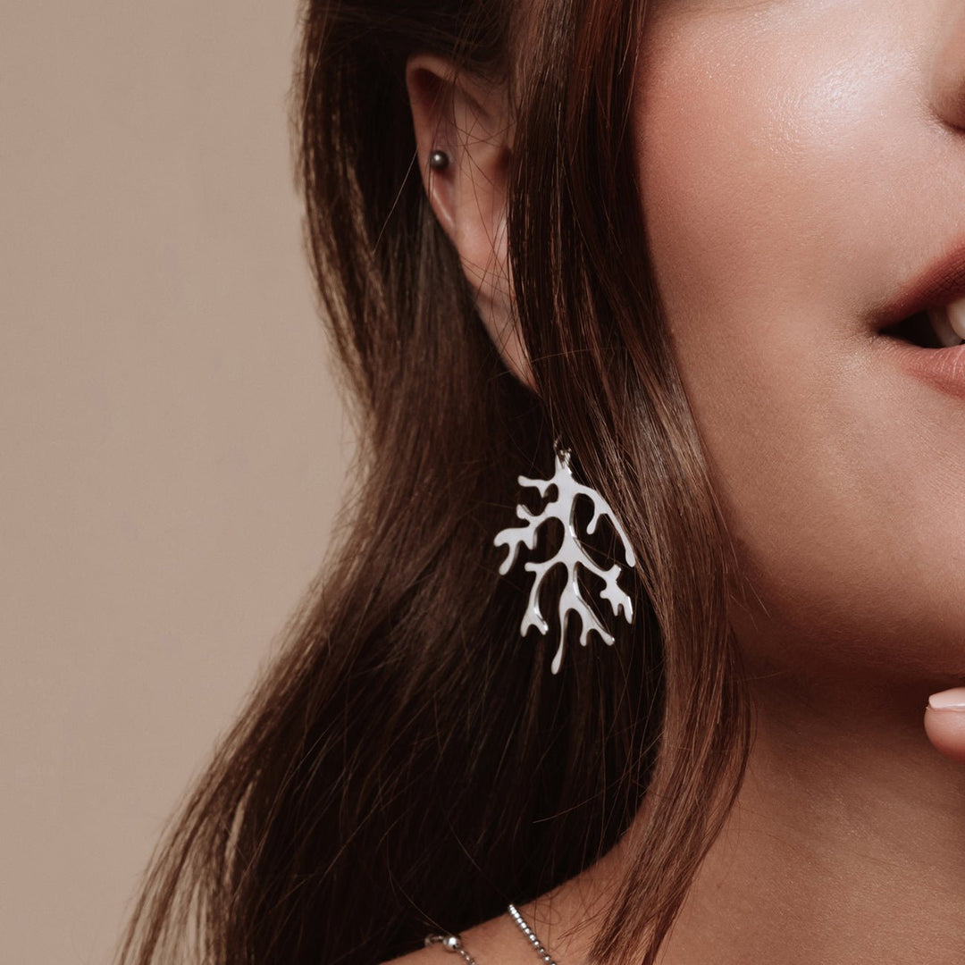 OHRRINGE Koralle - UnikateSchmuck