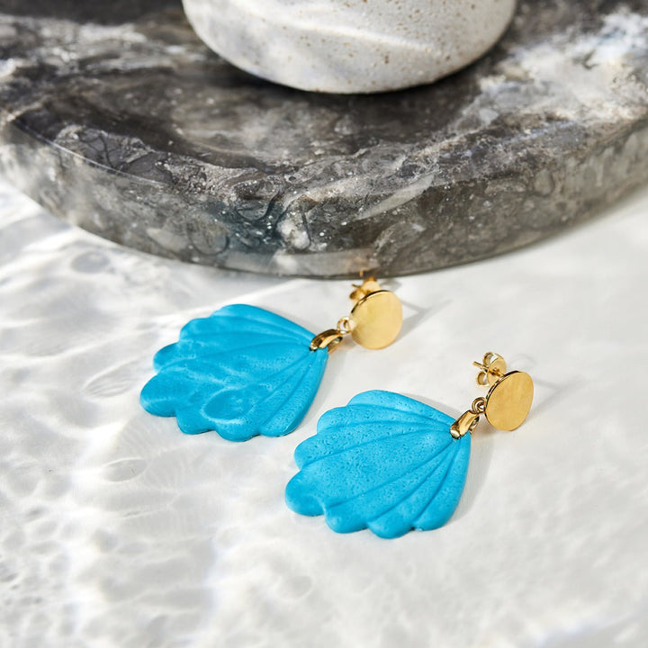 OHRRINGE LILLY handmade turquoise - UnikateSchmuck