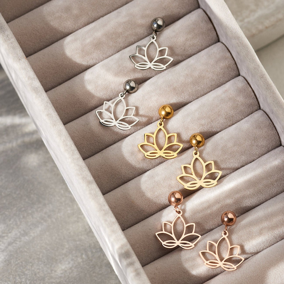 OHRRINGE Lotus small - UnikateSchmuck