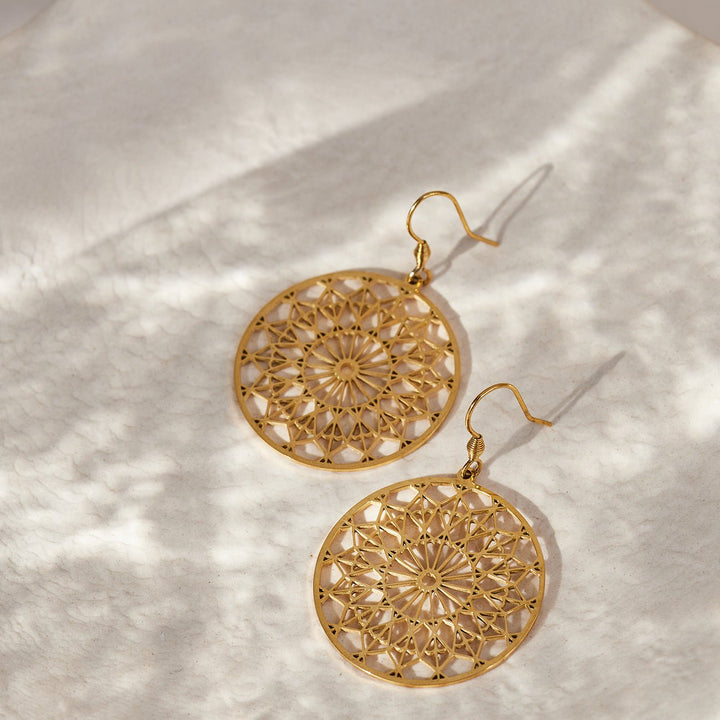 OHRRINGE Mandala round - UnikateSchmuck