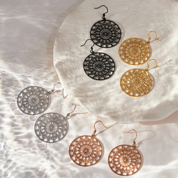OHRRINGE Mandala round - UnikateSchmuck