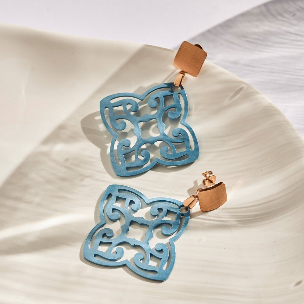 OHRRINGE MIAMI handmade baby blue - UnikateSchmuck