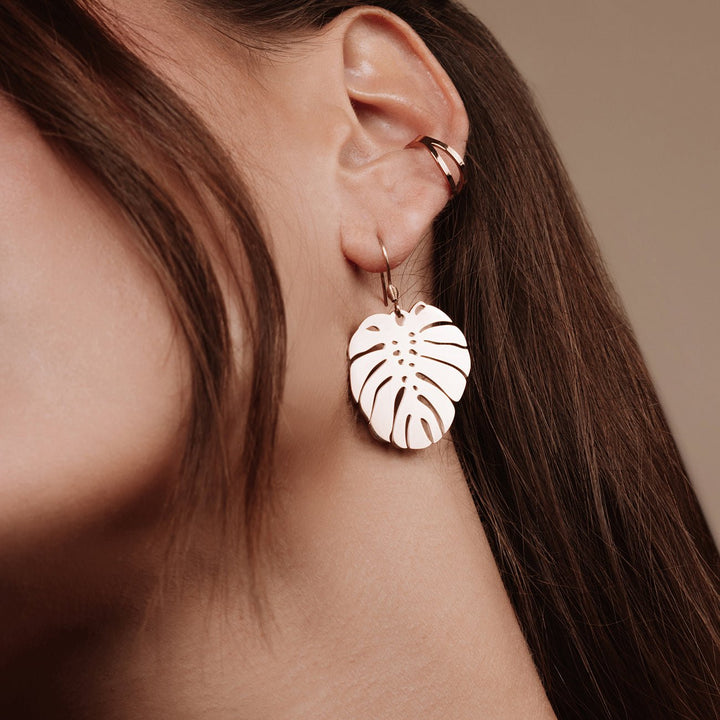 OHRRINGE Monstera - UnikateSchmuck