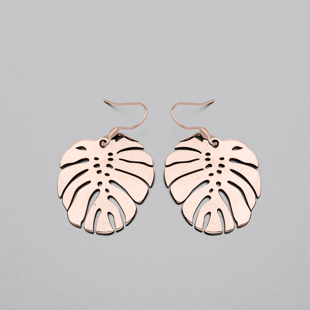OHRRINGE Monstera - UnikateSchmuck