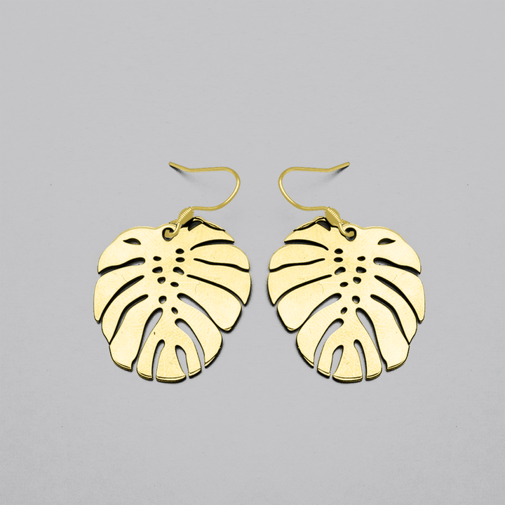 OHRRINGE Monstera - UnikateSchmuck
