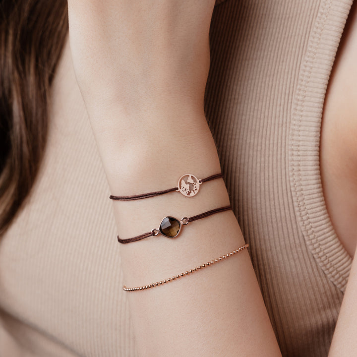 Lucky bracelet SMOKE QUARTZ