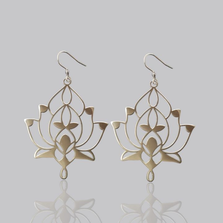 EARRINGS lotus flower