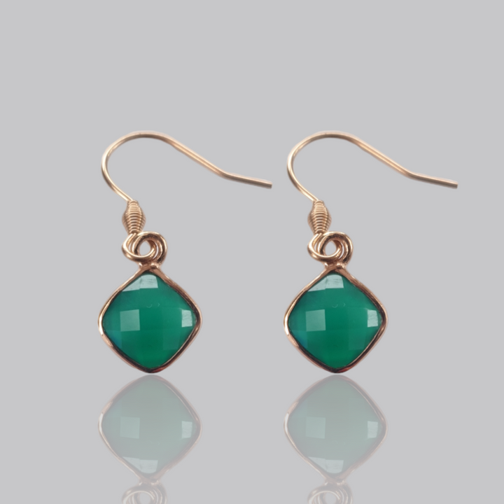 Earrings ONYX GREEN