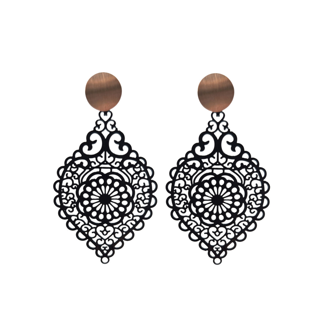 OHRRINGE LEA schwarz