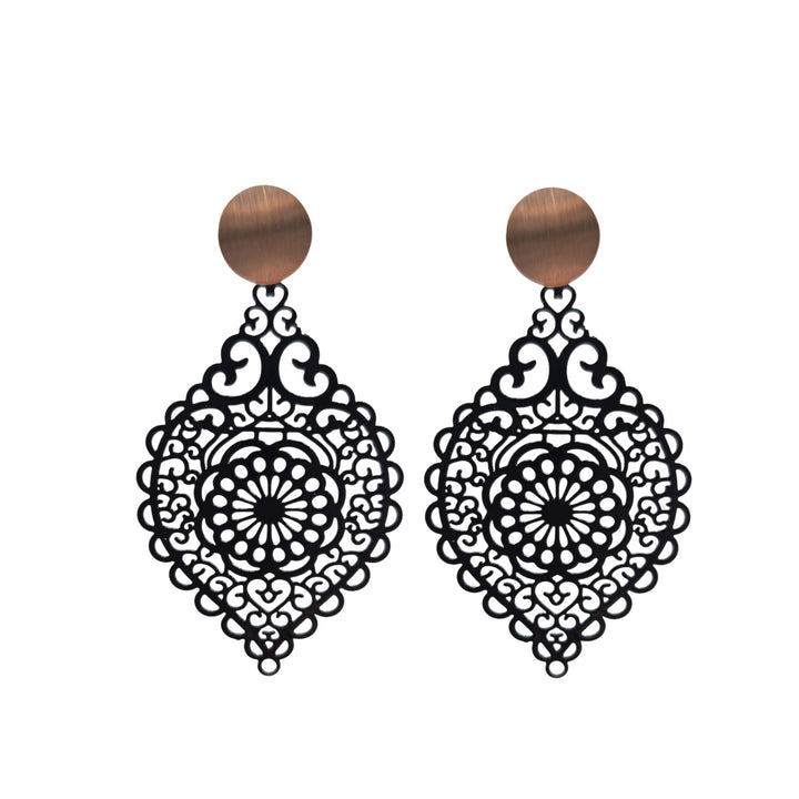 OHRRINGE LEA schwarz