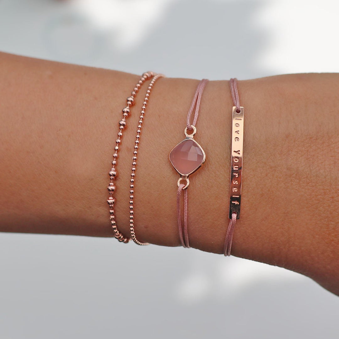 Glücksarmband CHALZEDON ROSA - UnikateSchmuck