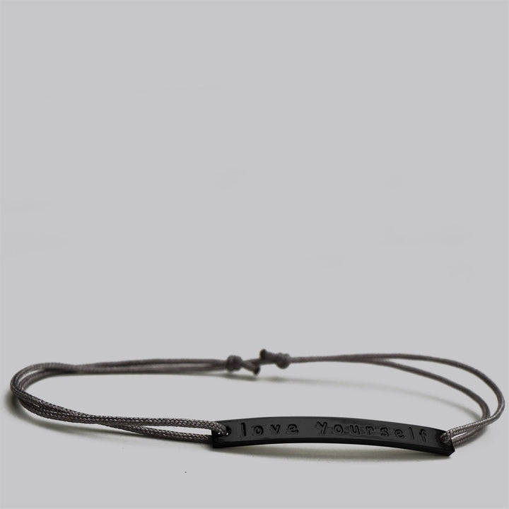 GLÜCKSARMBAND love yourself 1 - UnikateSchmuck