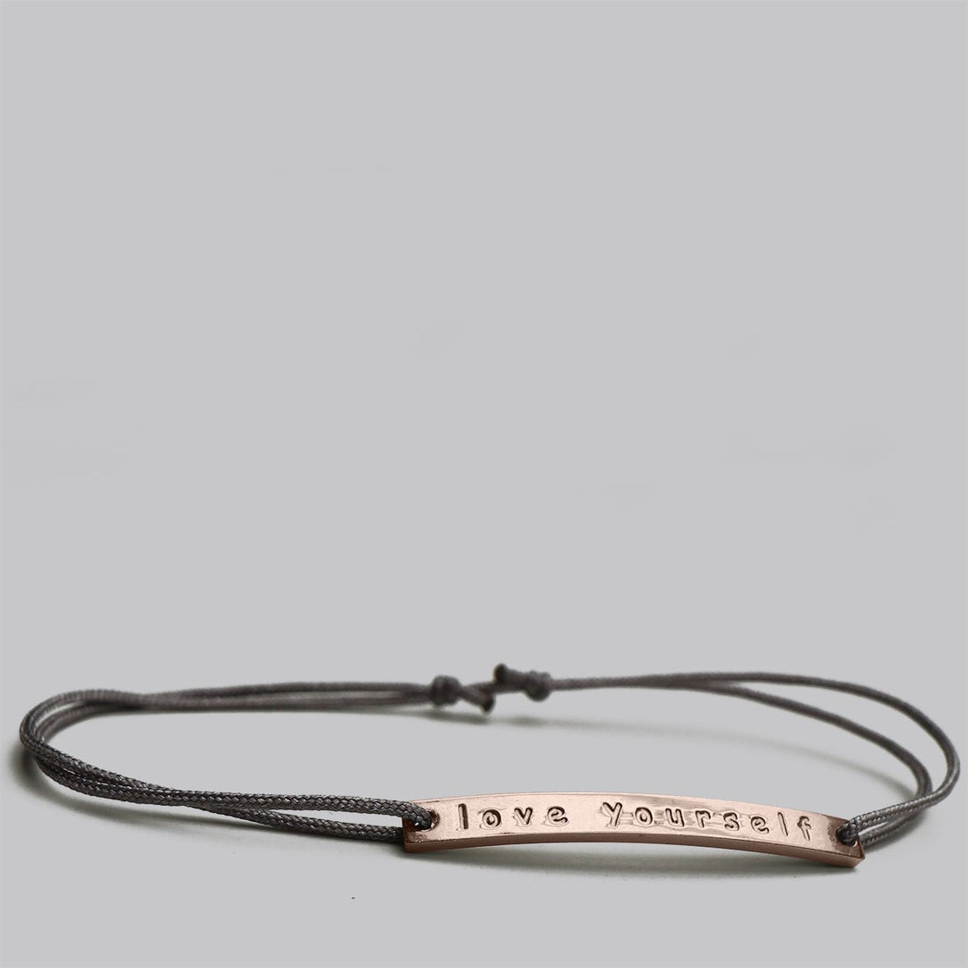 GLÜCKSARMBAND love yourself 1 - UnikateSchmuck